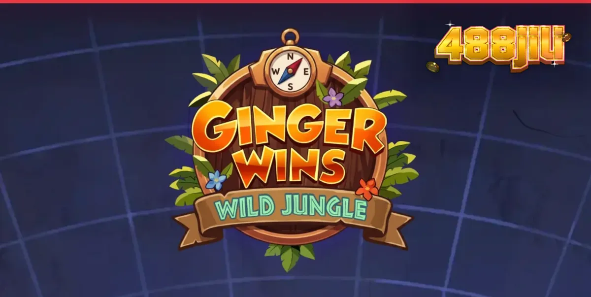 Ginger Wins Wild Jungle slot game screen na nagpapakita ng jungle theme at symbols